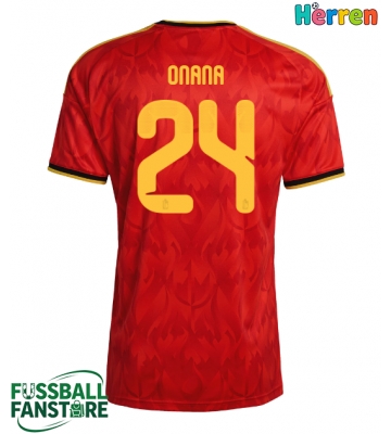 Belgien Amadou Onana #24 Replik Heimtrikot WM 2026 Kurzarm